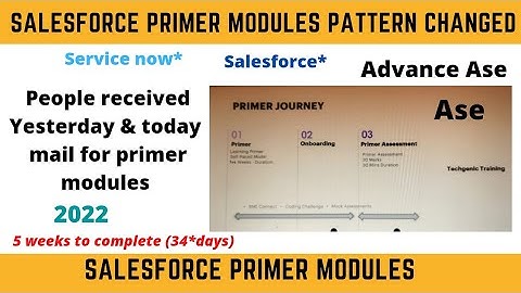 accenture primer journey || Salesforce & service now || 5 weeks to complete || 2022