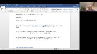 MTH 122 Absolute Value Equations and Inequaliites