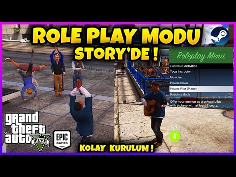 ÇALIŞ PARA KAZAN  GTA 5 ROLE PLAY MOD NASIL KURULUR VE KULLANILINIR ? | GTA5 GERÇEK HAYAT İŞ MODU