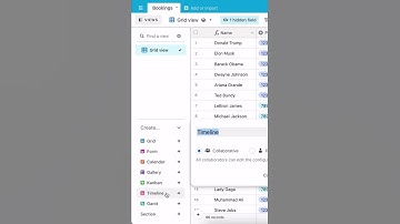 New Airtable View: Timeline