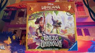 Lorcana Wilds Unknown Illumineer's Trove Opening