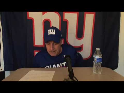 Giants Locker Room: Press Conference | Football | NY Giants | Vic DiBitetto