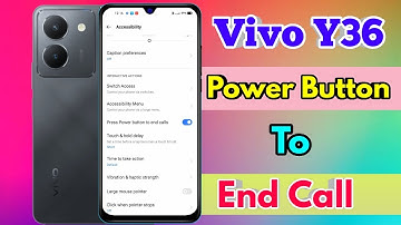 how to vivo y36 power button to end call, vivo y36 power button se call cut jata hai