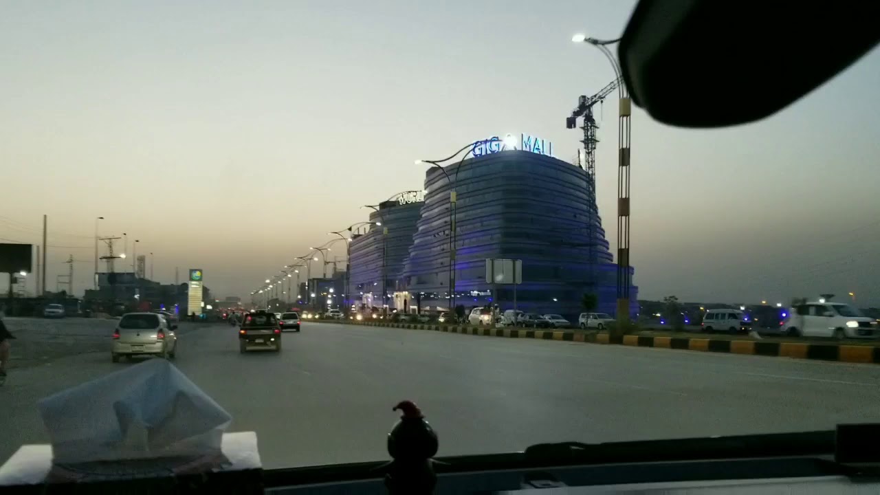 giga-mall-islamabad-beautiful-evening-youtube