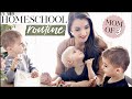 HOW WE HOMESCHOOL 🖍| Home School Routine With 3 Kids! | Preschool + Toddler 2018 | Natalie Bennett