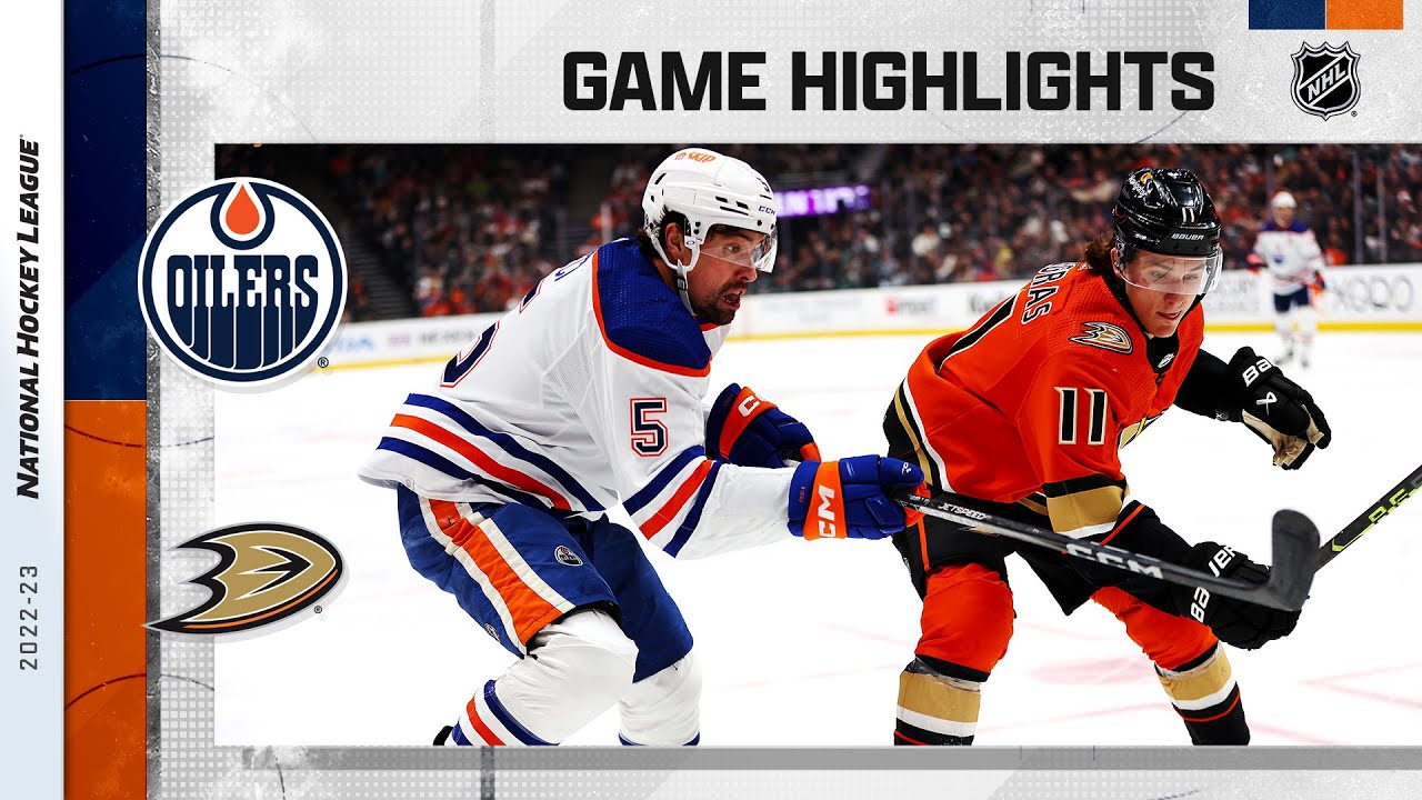 Oilers Ducks 4/5 NHL Highlights 2023 YouTube
