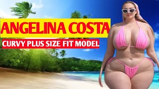 Angelina Costa Curvy Plus Size Model ✅Brand Ambassador | Curvy Models | Biography, Wiki, Lifestyle