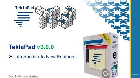 ✨TeklaPad v3 0 New Features!