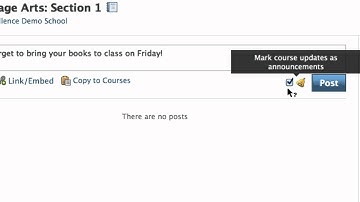 Course Announcements