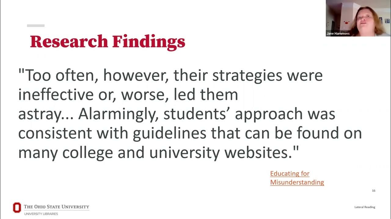 Evaluating Information Teaching the Lateral Reading Strategy YouTube