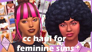 Sims 4 | MY LATEST MAXIS MATCH CC HAUL FOR FEMININE SIMS