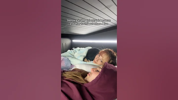 Sleeping in the Cybertruck