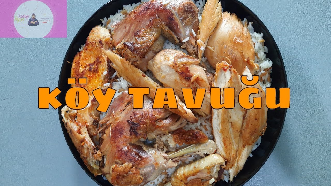 KÖY TAVUĞU NASIL PİŞİRİLİR | ORGANİK GEZEN TAVUK