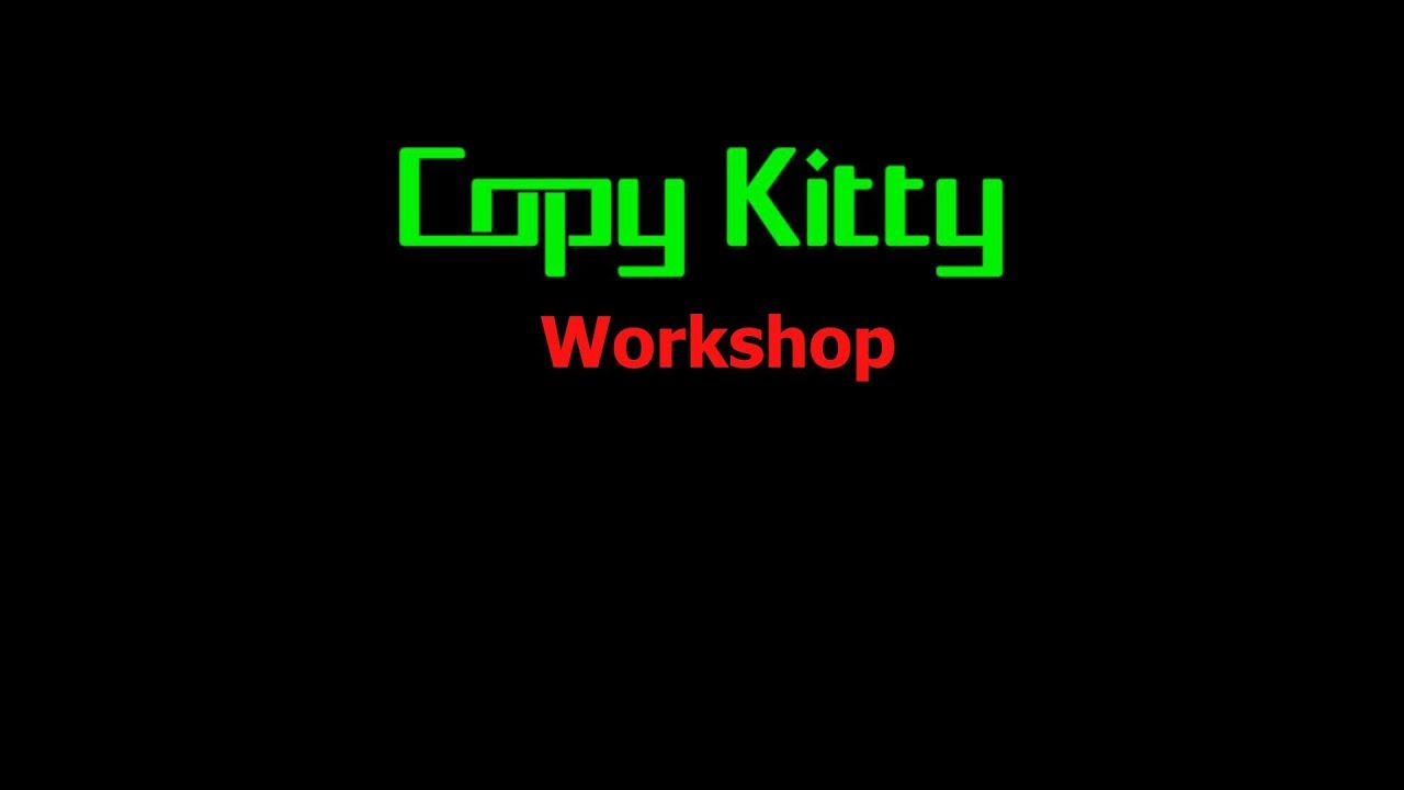 workshop cafe Copy Kitty - Workshop
