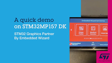 STM32MP157 GUI with Embedded Wizard