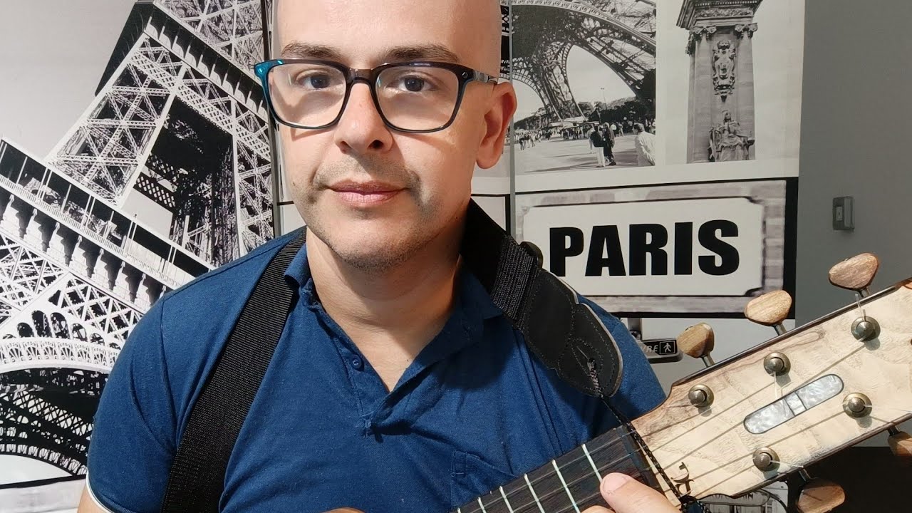 4 Posiciones sobre el Acorde de La en el Timple.