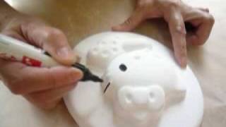 大人の立体塗り絵 ハローキティ 塗りプラ ハローキティ塗り絵