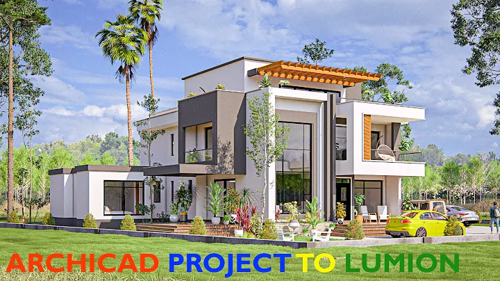 Stunning ArchiCAD to Lumion Rendering | Modern House Visualization
