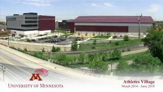 University of Minnesota Athletes Village Construction Time-Lapse
