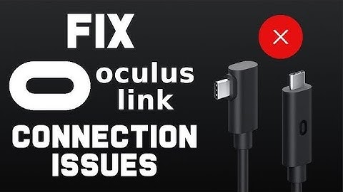 Oculus VR Link Cable keeps disconnecting randomly | Fixed!