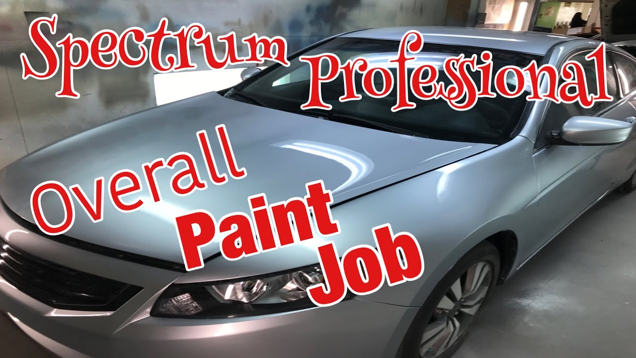 Doing A Overall Paint Job With The Spectrum Professional HTE spray Gun
