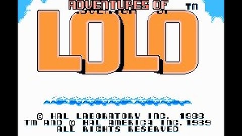Adventures of Lolo (NES) - Intro