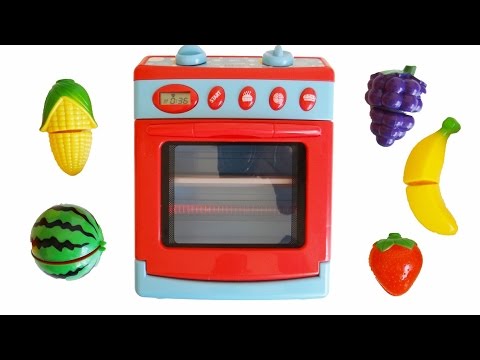 Toy Velcro Cutting Fit Vegetables Cooking With Toy Oven-11-08-2015