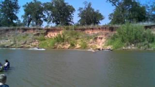 Hillbilly wakeboard on Brazos.
