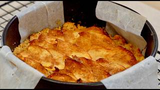 사과 이렇게 넣어보세요 에어프라이어로 만드는 사과 케이크 레시피