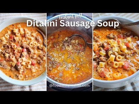 Creamy Italian Soups With Sausage