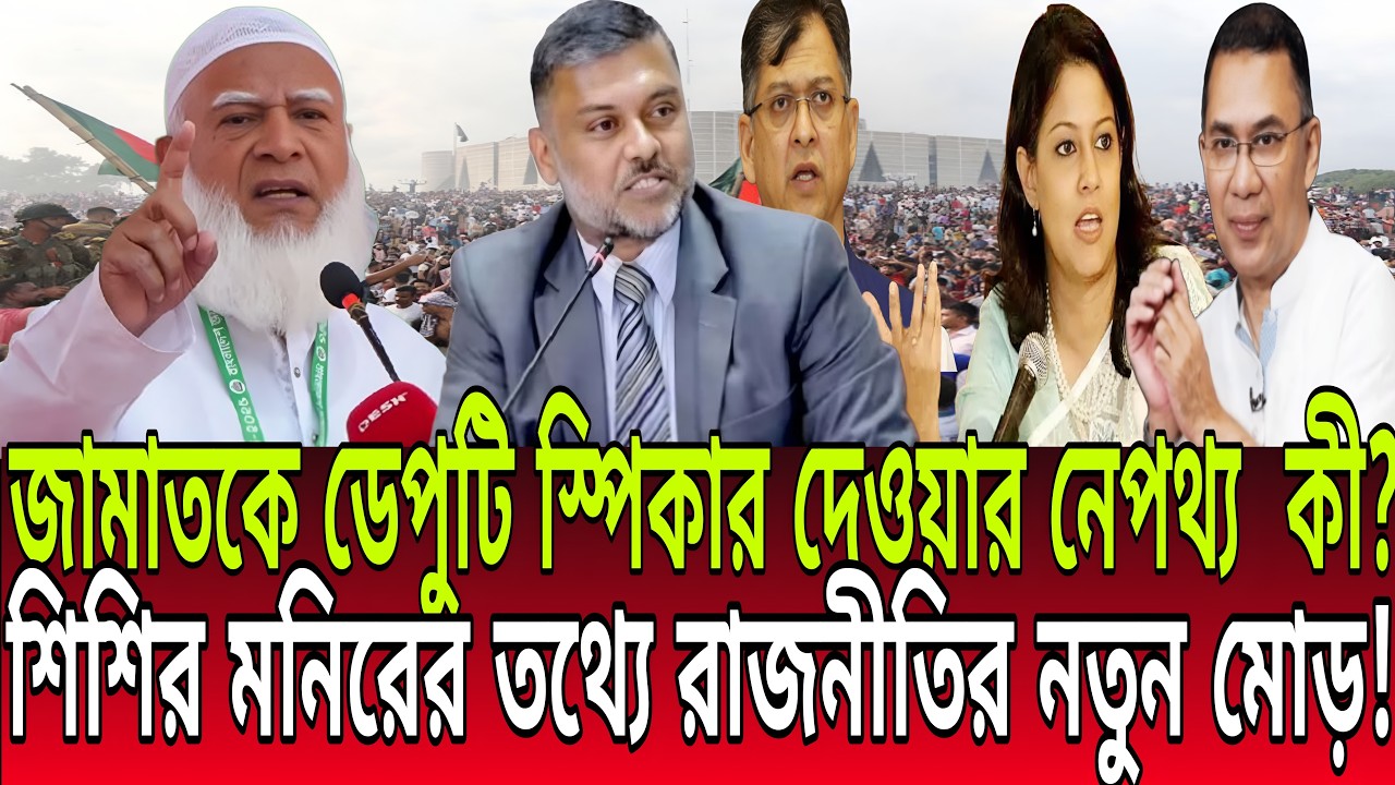 জামাতকে ডেপুটি স্পিকার দেওয়ার নেপথ্য কারণ কী?শিশির মনিরের তথ্যে রাজনীতির নতুন মোড়! BD Talk-21