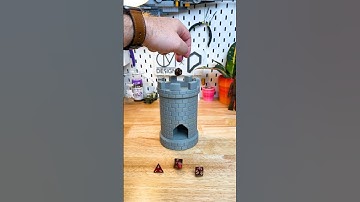 Turret Dice Tower by Jurassic Design Labs! #cool3dprints #3dprinting #3dprinted #useful3dprints #3d
