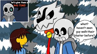 Sans is so cute and funny【 Undertale Comic Dub Compilation 】