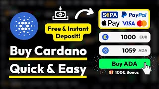 How to buy Cardano in 3 Minutes ✅ Step by Step Tutorial 2025