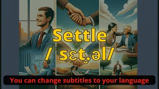 [v] Settle meaning with 5 examples
