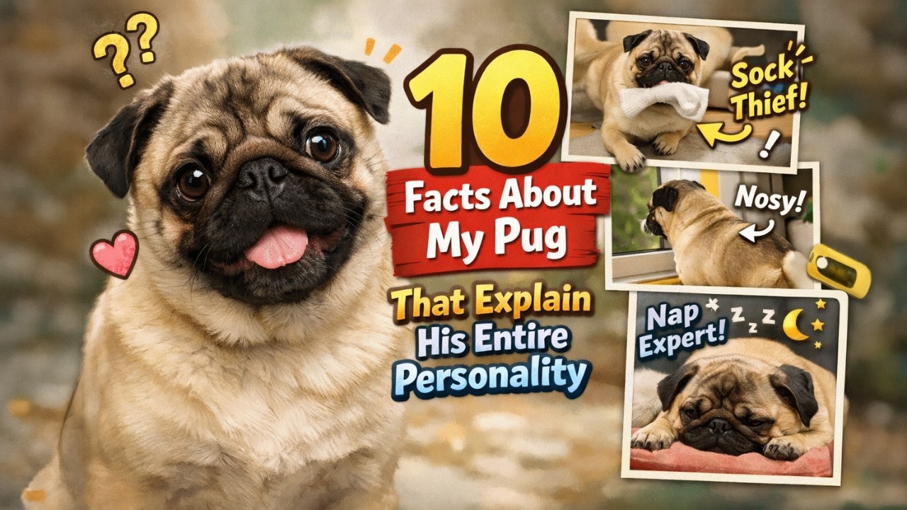 10 Facts About My Pug That Explain His Entire Personality | Living with a Pug