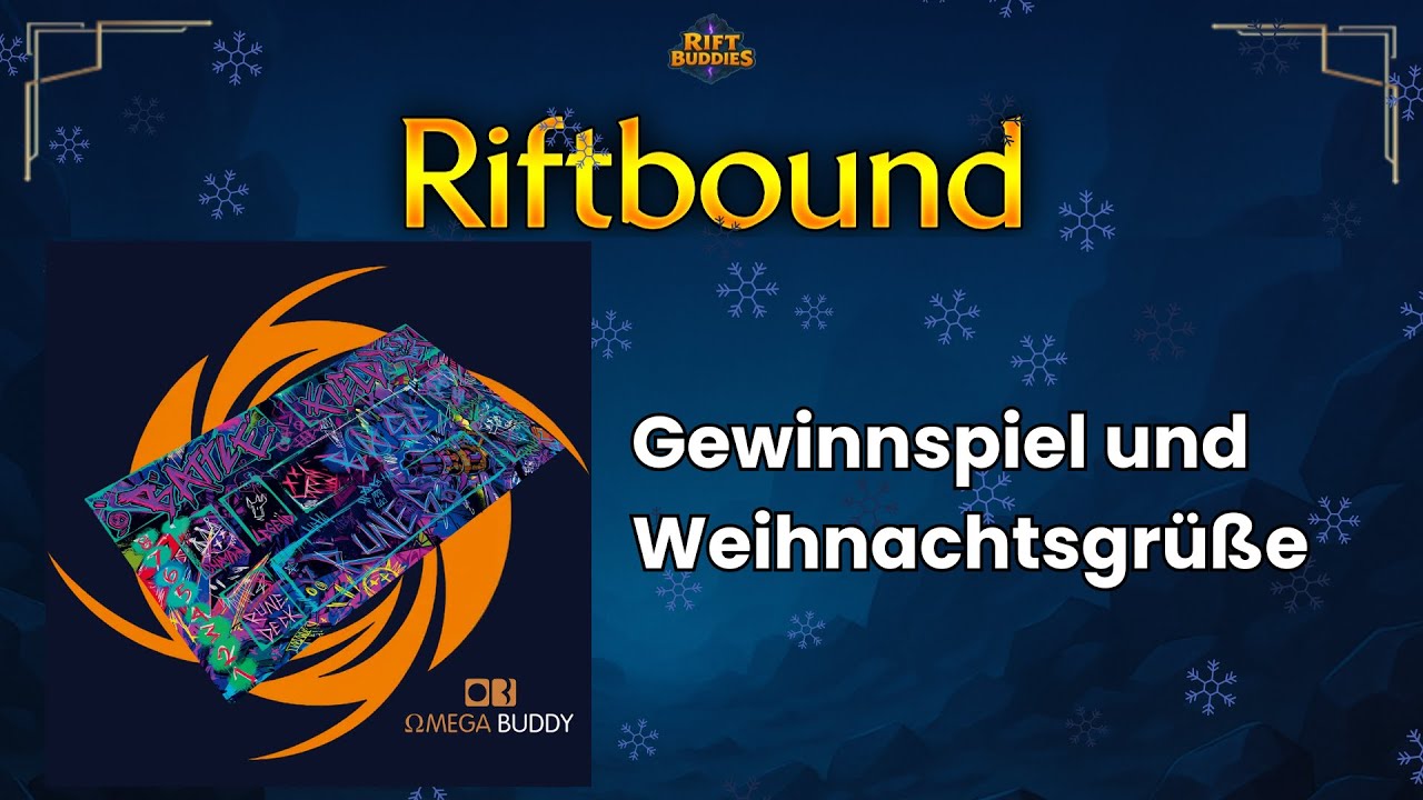 🎅 Gewinnspiel und Weihnachtsgrüße! 🎄 DANKE :) | Riftbound Deutsch/German