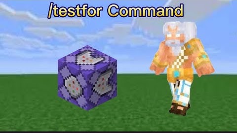 How to effectively use the /testfor command Minecraft Bedrock