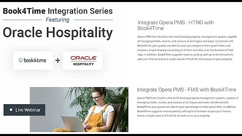 Book4Time Integration Series: Demo with Opera PMS