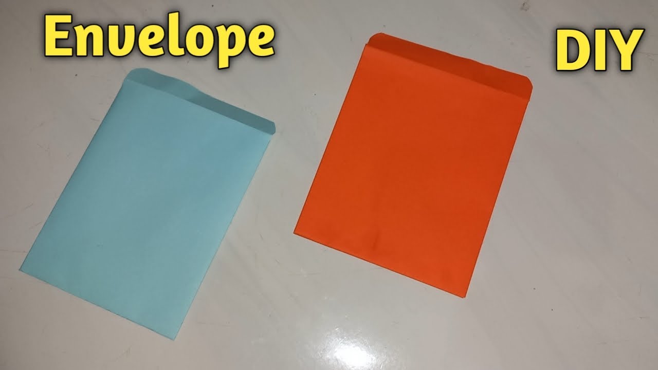 Envelope Paper Making DIY , BMC Crafts - YouTube