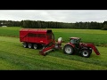 Forage harvest with metsj forage harvester 1360m and metaq75 trailer