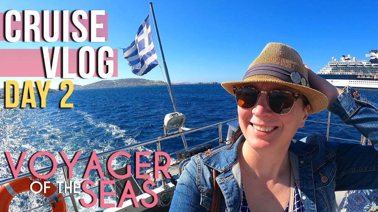 CRUISE VLOG - Day 2: Mykonos, Izumi, and a toga party... // Royal Caribbean