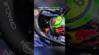 Hadjar is MAD after CRASHING