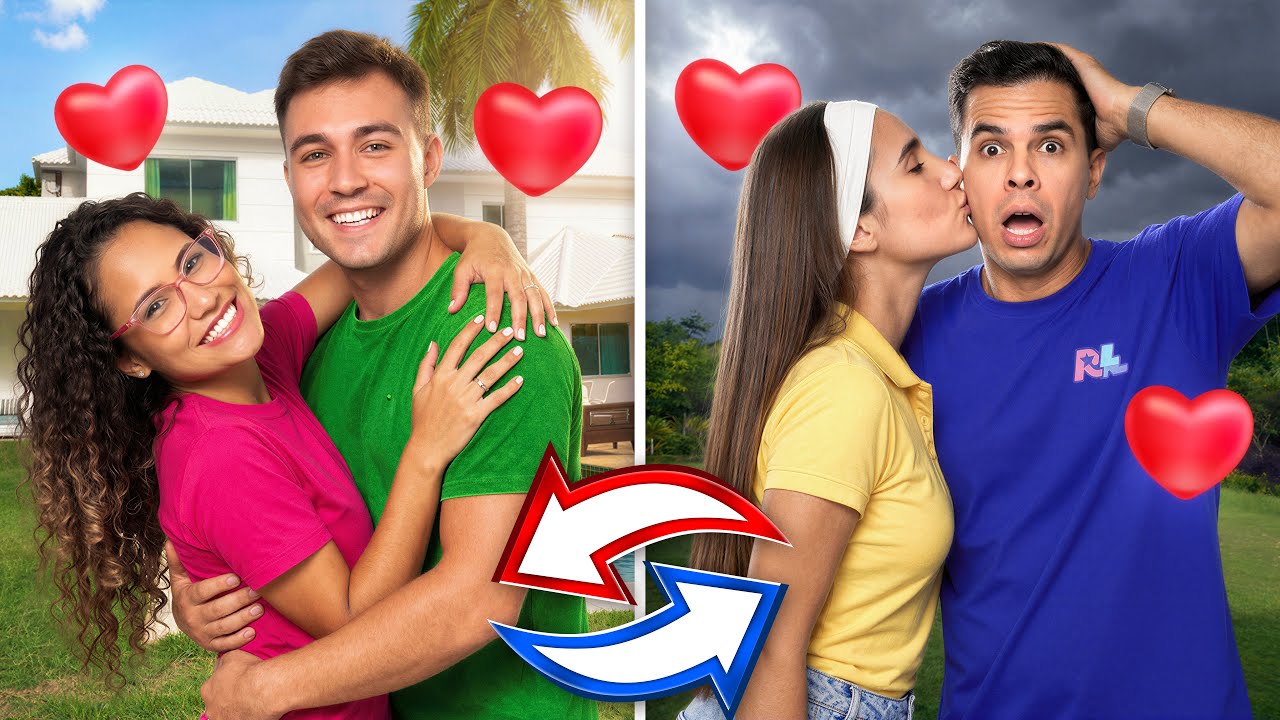 TROCAMOS DE NAMORADO POR 24 HORAS! 😱