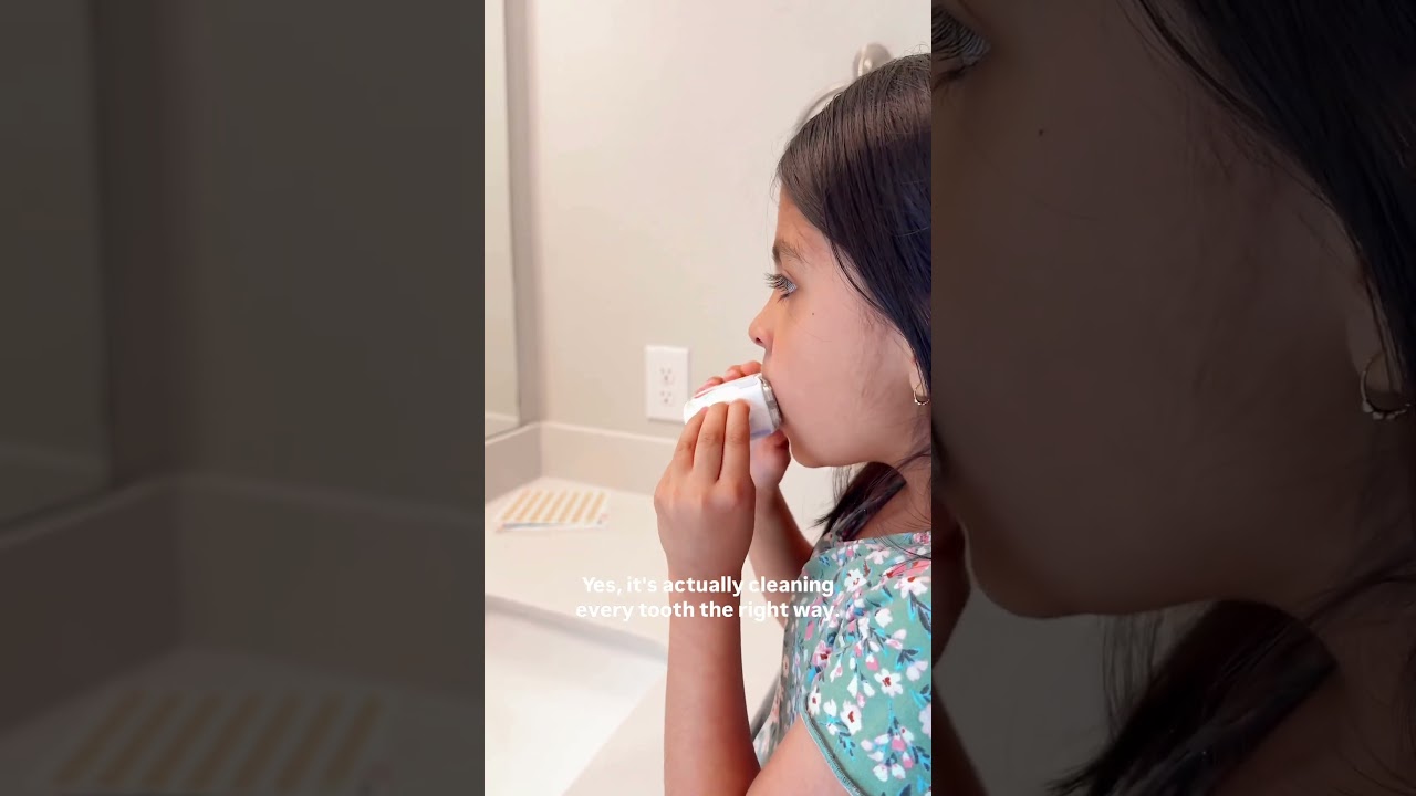 Getting kids to brush their teeth in just 30 seconds? 