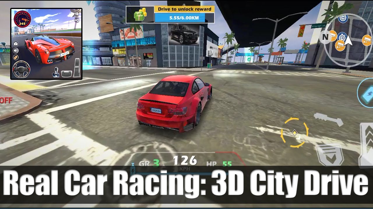 Real Car Racing 3D City Drive By Getsmart LLC | Gameplay