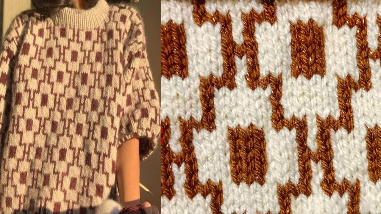 Knitting Graph pattern #187 | Easy Knitting pattern