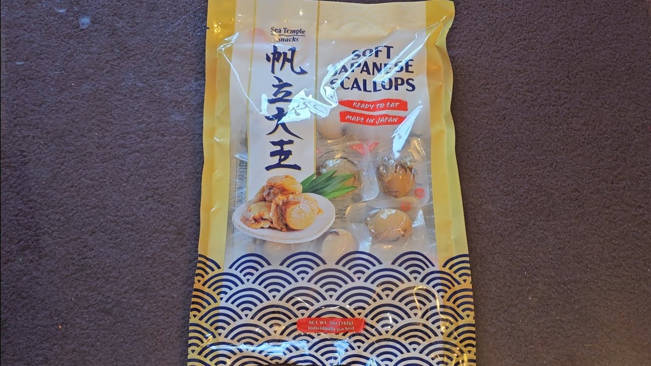 Costco Sale Item Review Sea Temple Soft Japanese Scallops Ready to Eat Made in Japan Taste Test