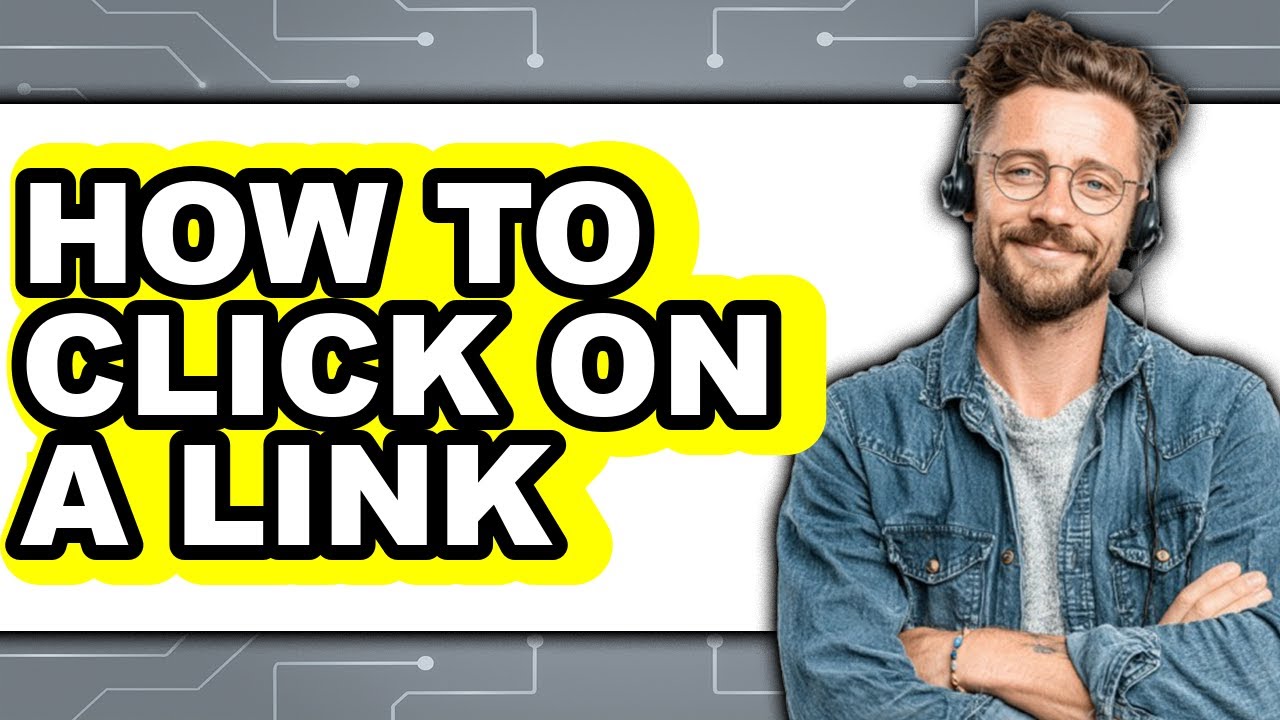 How to Click on a Link (easy Method) - YouTube