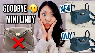 Why I SOLD my Hermes Mini Lindy? 🙊 Thoughts on NEW SIZE MINI LINDY II BAG Update! 👜✨ FashionablyAMY